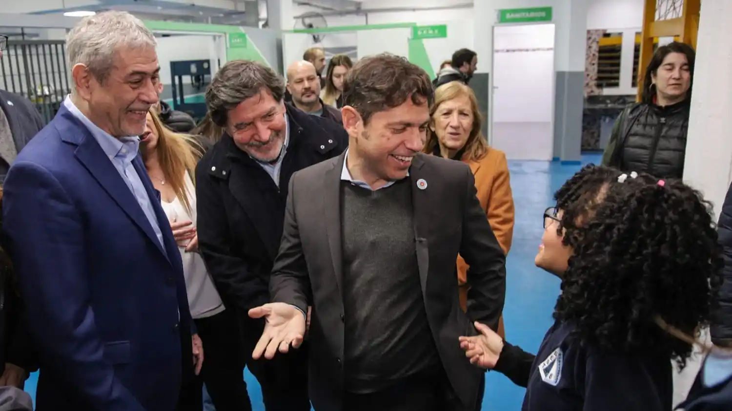 Kicillof con Ferraresi y Sileoni