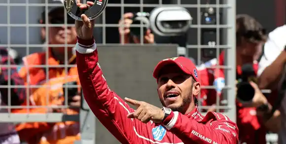 Hamilton tuvo su primera victoria con Ferrari