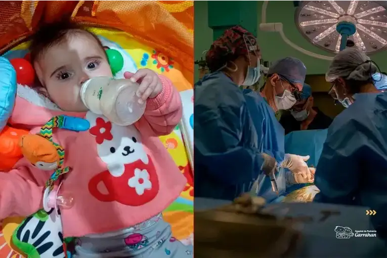 Una técnica nunca aplicada en Latinoamérica le dio nueva esperanza al corazón de Emma, la beba de Gualeguaychú