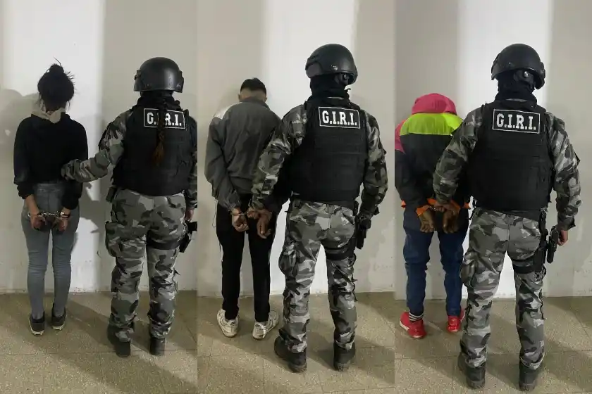 Tres detenidos con dosis de cocaína en zona oeste