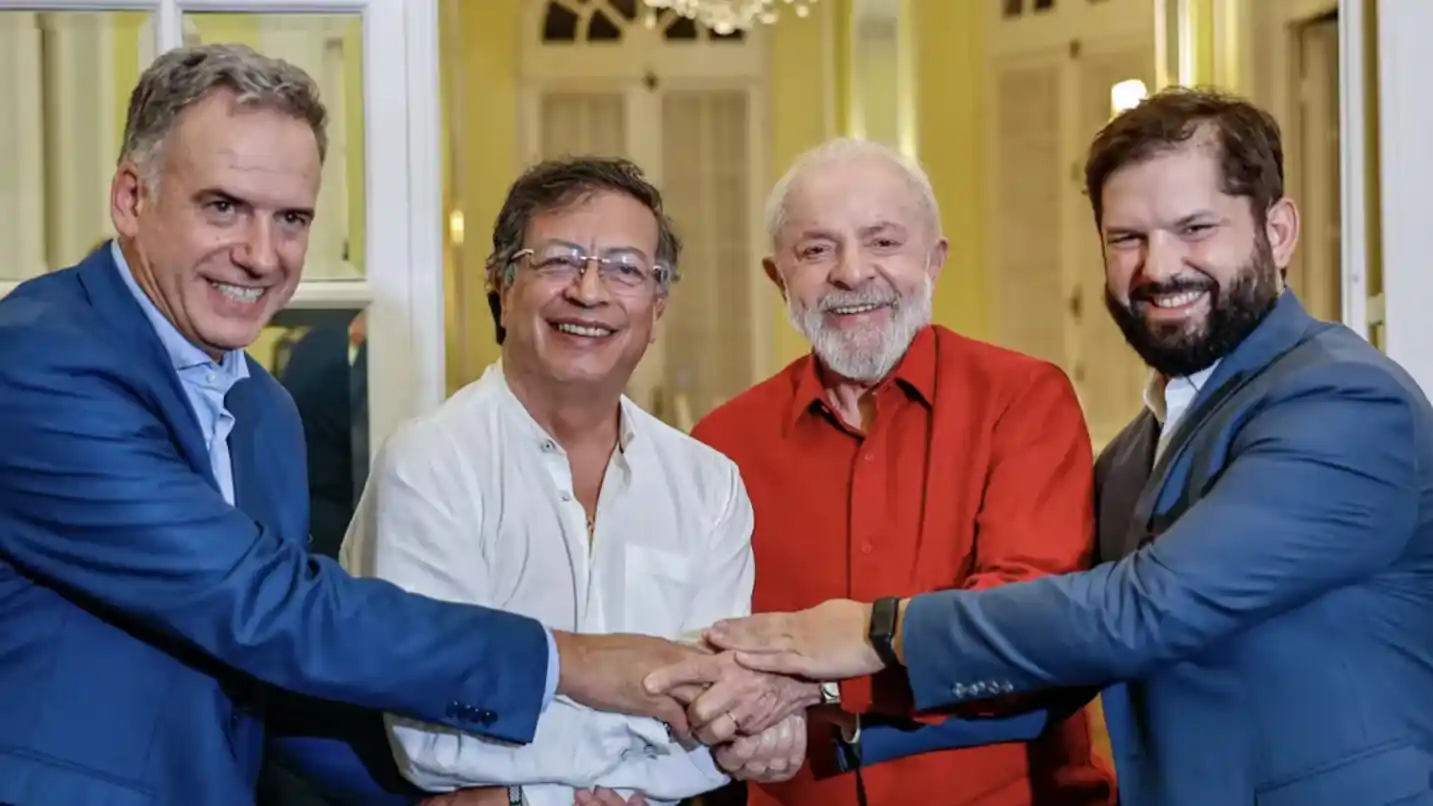 Los presidentes progresistas repudiaron la captura de Maduro. (Foto: Alex IBANEZ / AFP)