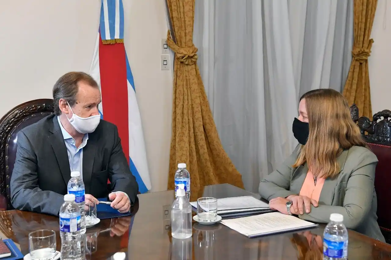 Verónica Berisso fue recibida por el Gobernador Bordet