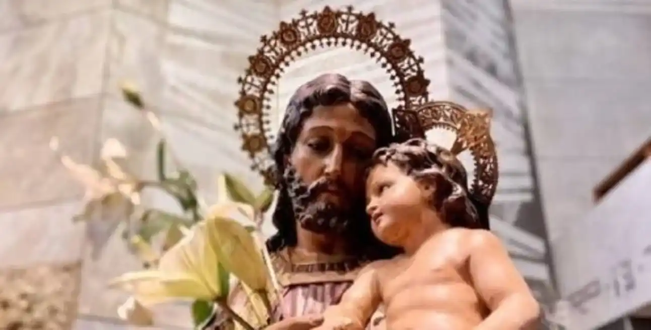 La veneración a San José se remonta por al siglo IX.