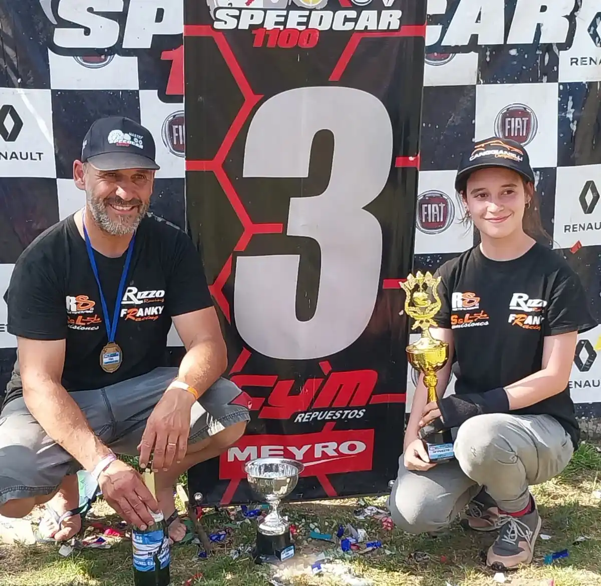 Fierro a la Tabla: Sebastián Canggianelli se subió al podio en Brandsen