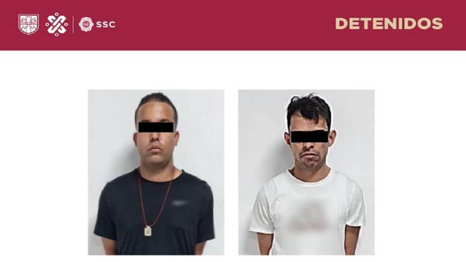 MATARON A UN POLICÍA EN MÉXICO y los detienen: dos venezolanos eran el azote de varios sectores en la capital azteca