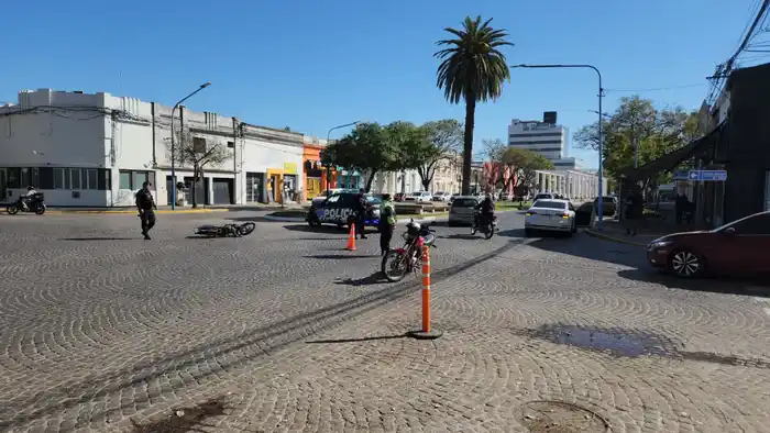 accidente calle brown y bv lehmann - 1