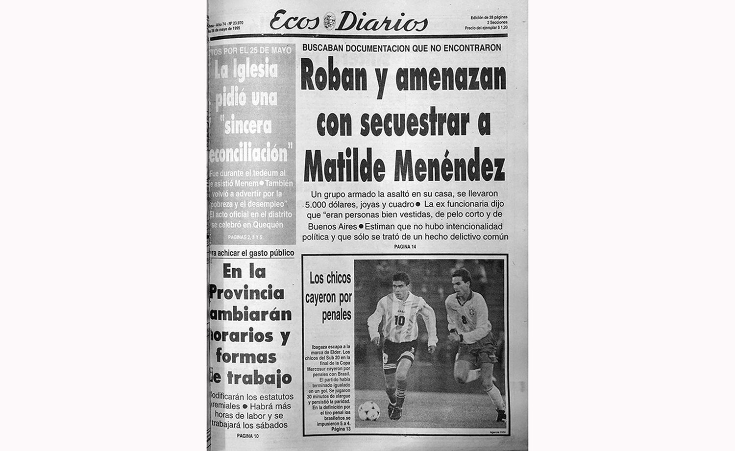 Viernes 26 de mayo de 1995