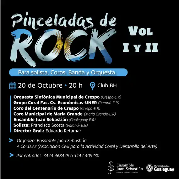 Pinceladas de Rock ¡un espectáculo imperdible!