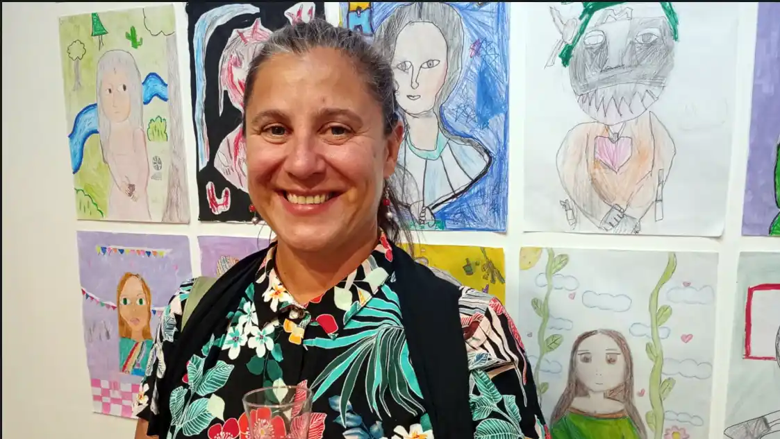 Griselda Rodríguez. Profesora del taller de plástica de adultos