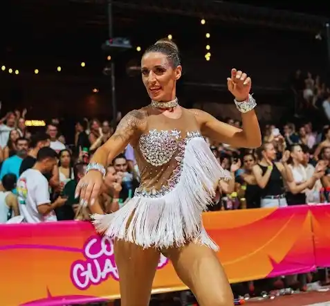 Araceli Pipi Álvarez, Pasista de Batería de K´rumbay-