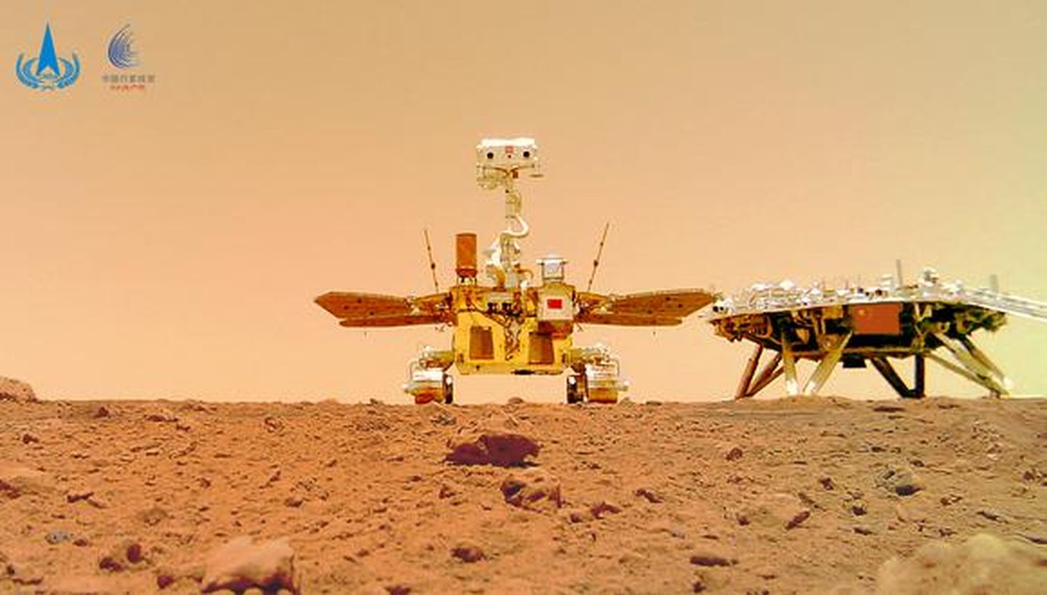 China deja su «huella» en Marte