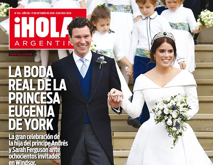 La boda real de la princesa Eugenia de York en ¡Hola!
