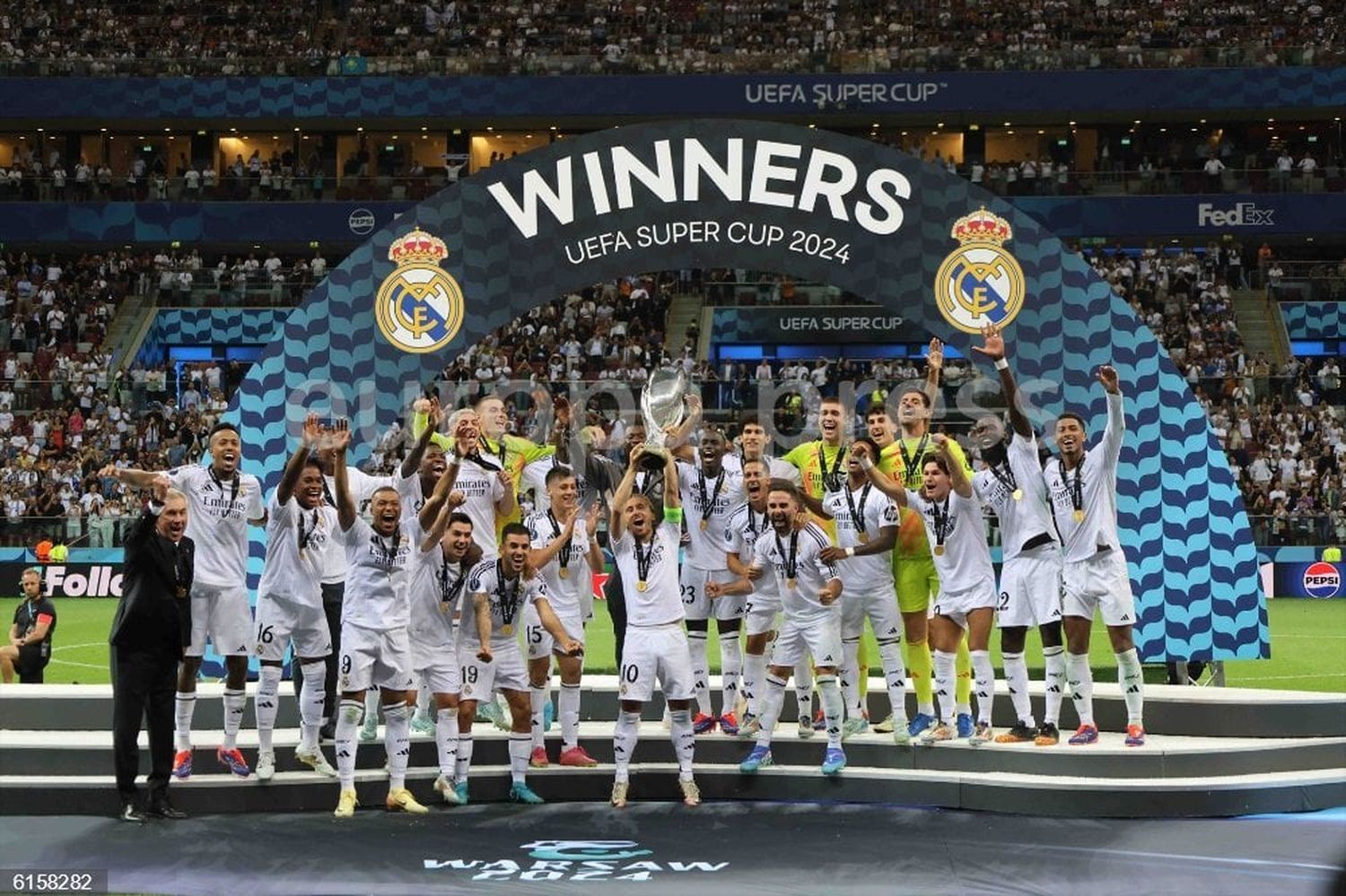 El Real Madrid ganó la última edición de la Champions League y de la Uefa Super Cup.