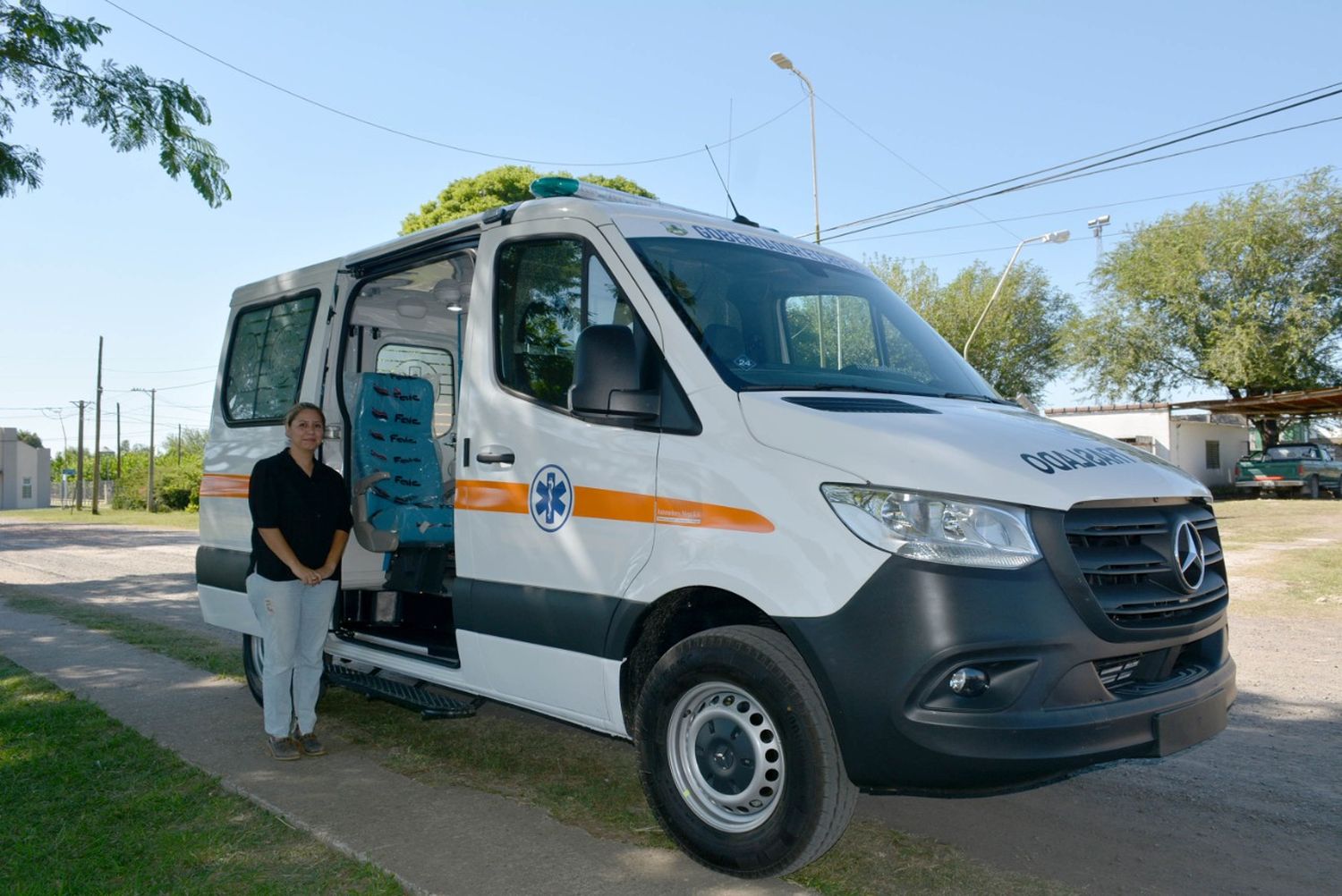 Etchevehere tiene su primera ambulancia para afrontar emergencias