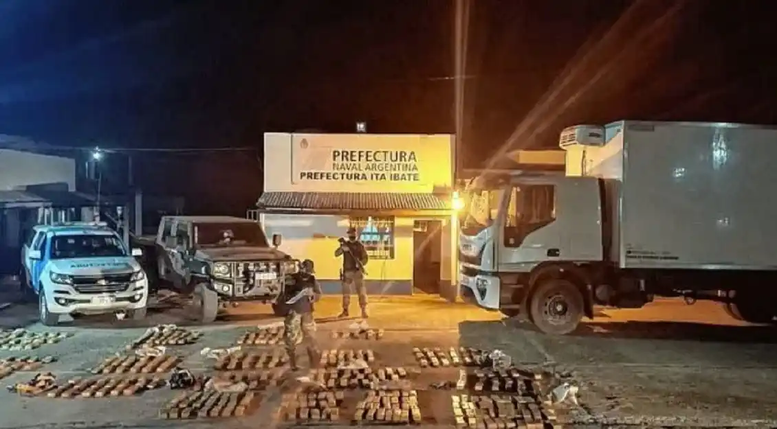 Un camionero de Paraná fue procesado por transportar 305 kilos de droga