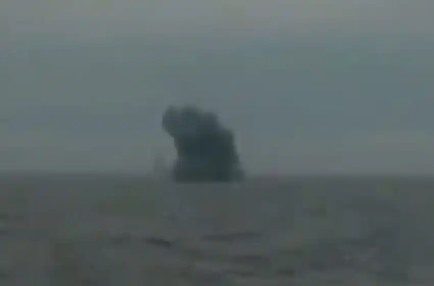 Difundieron un video del ARA San Juan en un ejercicio militar previo a su desaparición