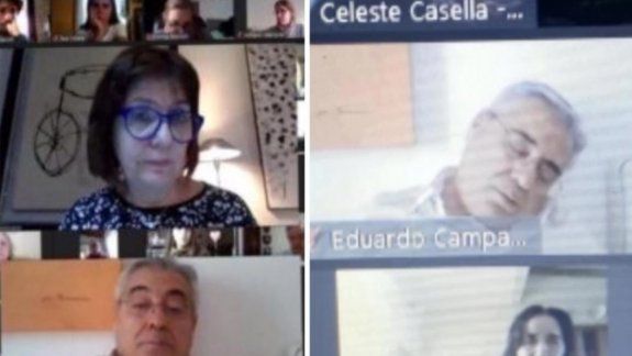 A lo Homero Simpson: El Intendente de General Villegas se quedó dormido en plena reunión con Patricia Bullrich