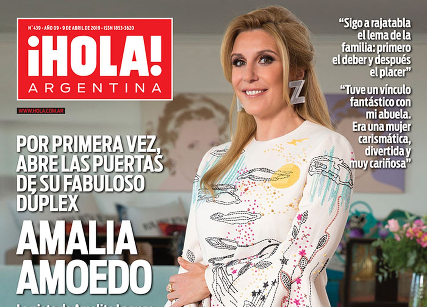 Amalia Amoedo abre a ¡Hola! Argentina las puertas de su fabuloso dúplex