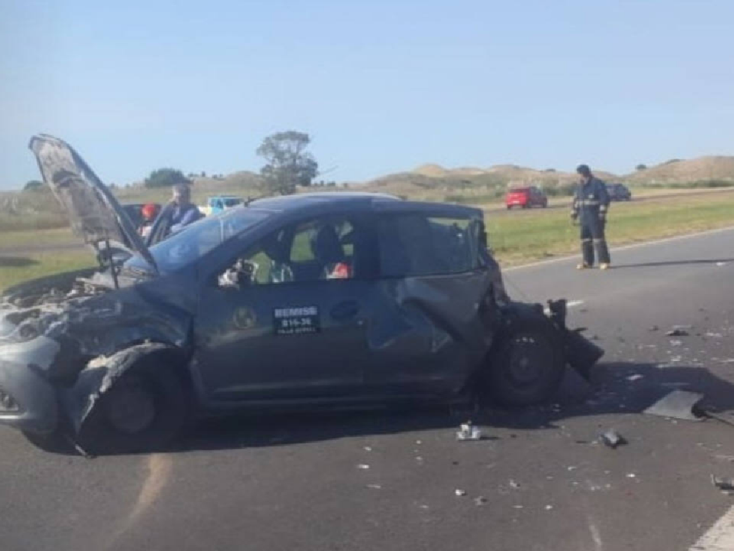 Doce heridos en un choque múltiple en Villa Gesell