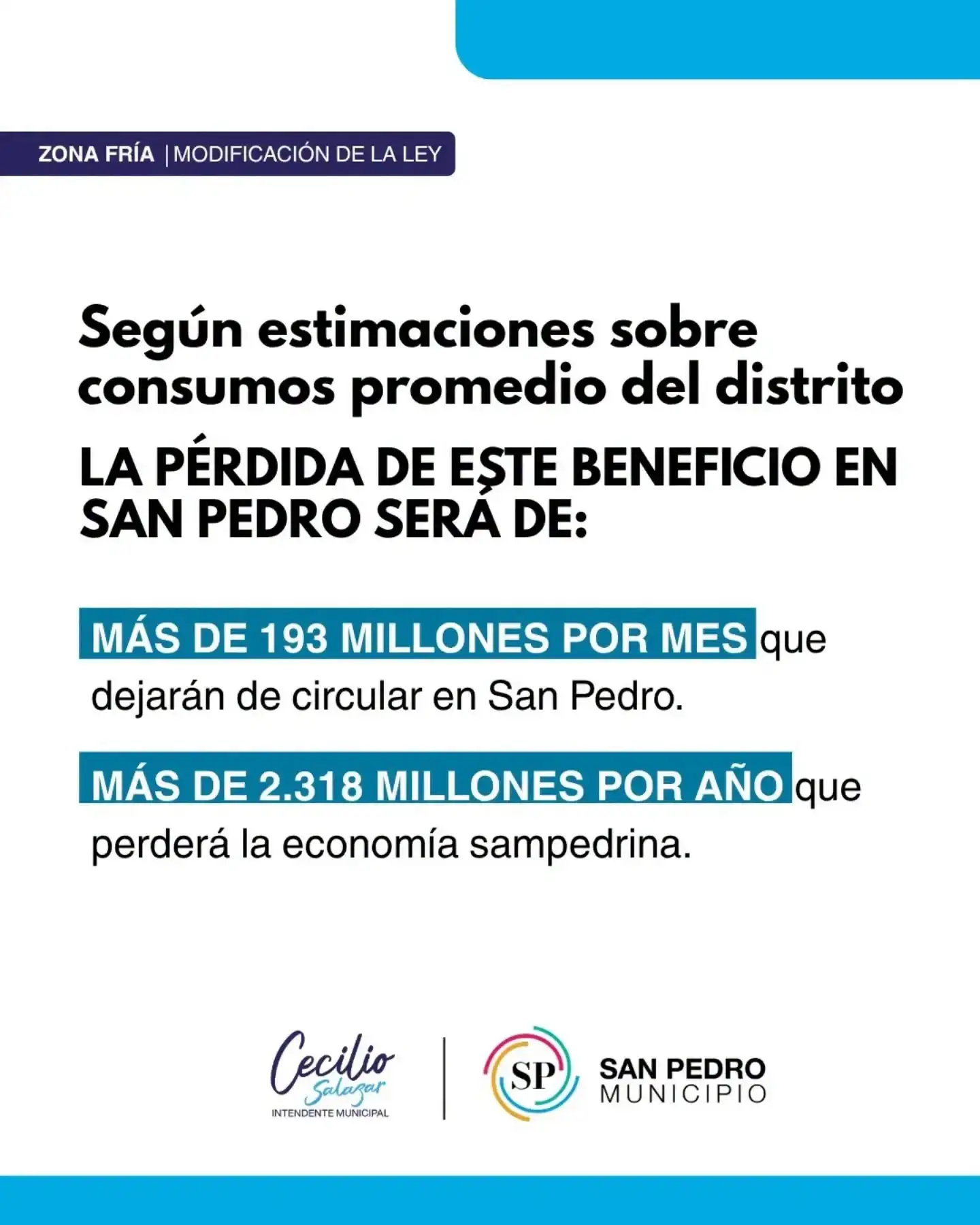 Zona Fría comunicado de Salazar - 2