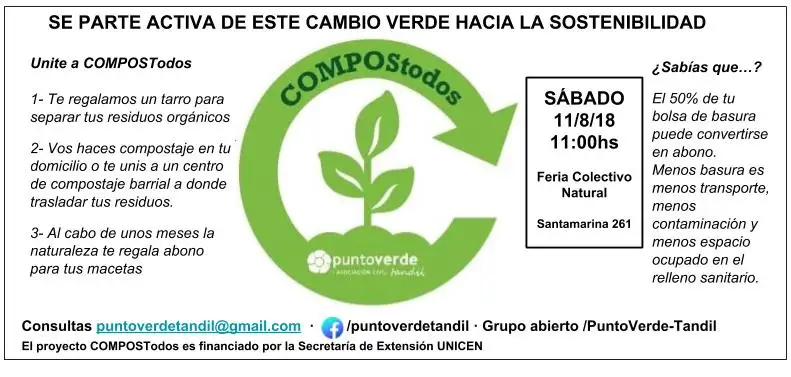 Se dictará un taller de compostaje