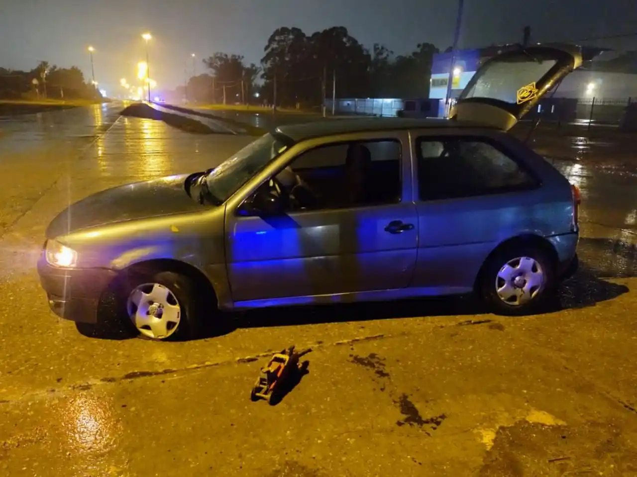 El hecho fue registrado en el kilómetro 4,5.