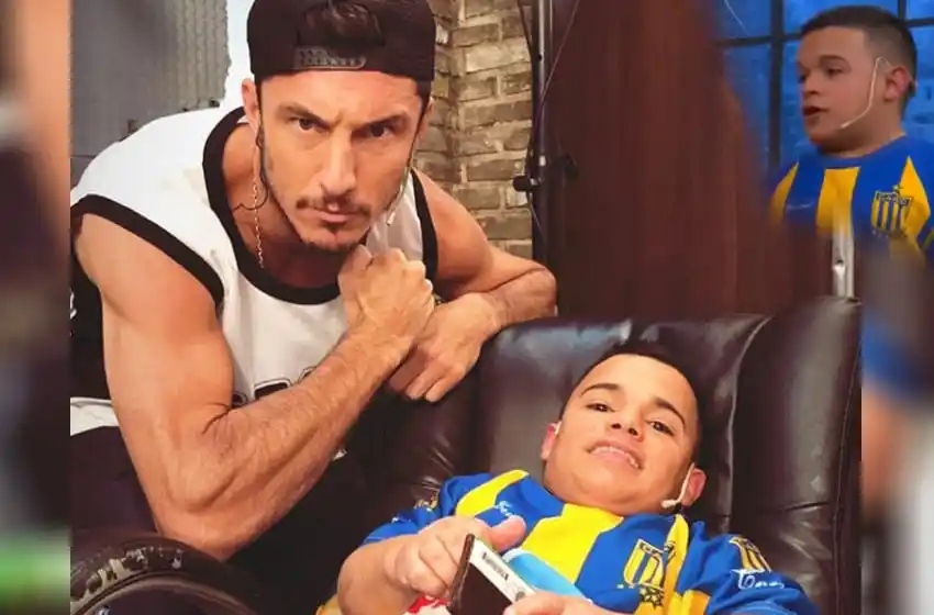 Con los colores canallas: Pedrito de ‘El Marginal’ lució la camiseta de Central