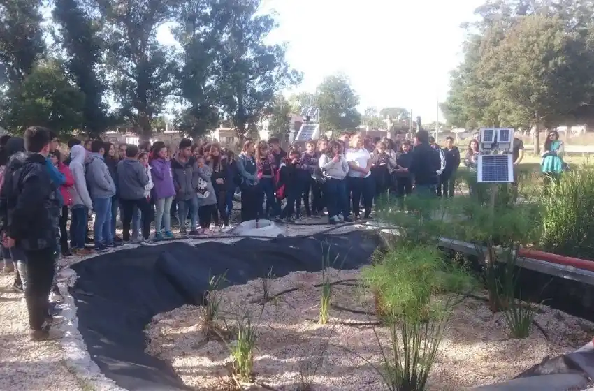 Instalaron una innovadora planta de aguas residuales en la ciudad