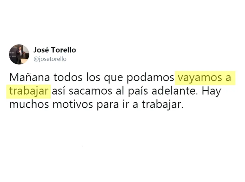 Paro General: El Gobierno pide ir a trabajar este lunes y advierte de pérdidas millonarias
