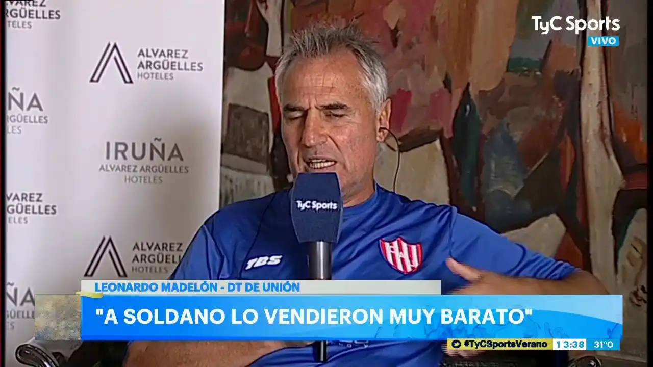Leonardo Madelón: “Soldano está mal vendido”