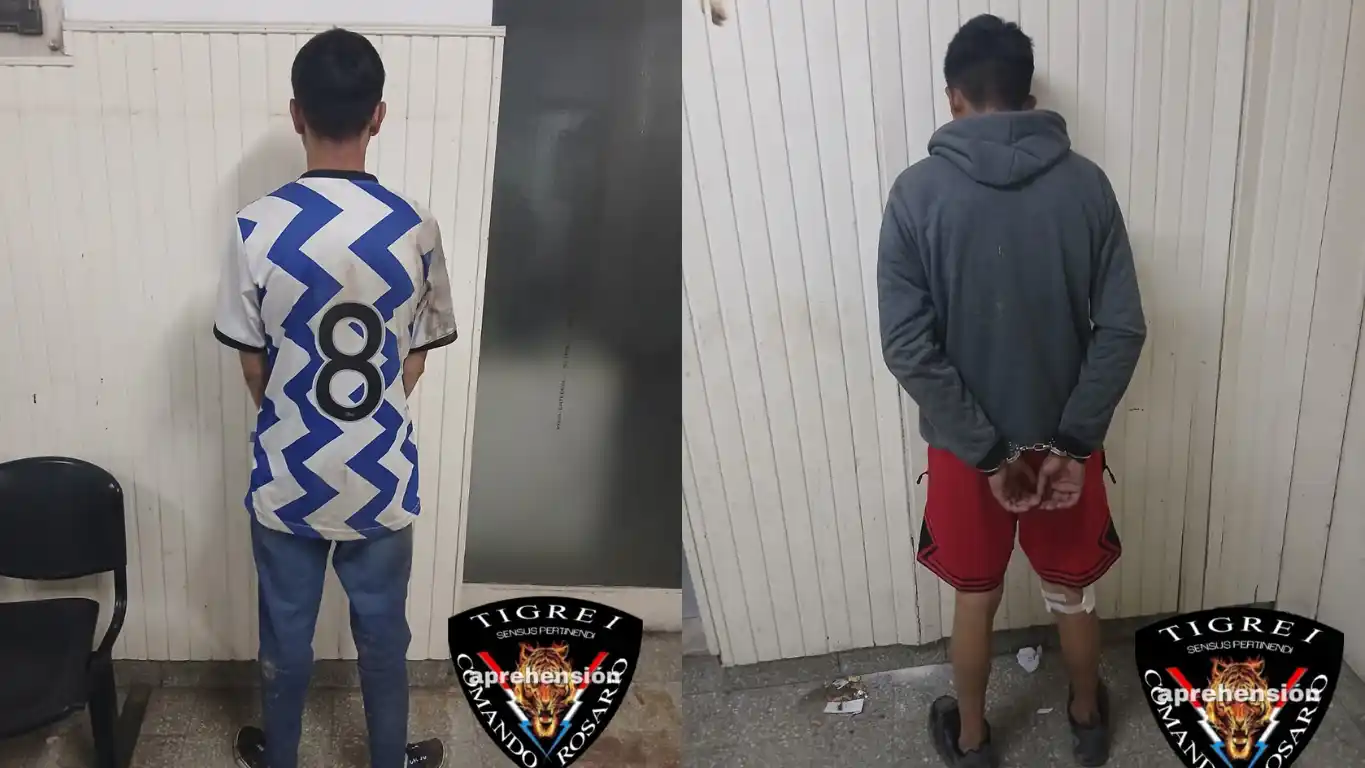 Dos detenidos en zona norte.