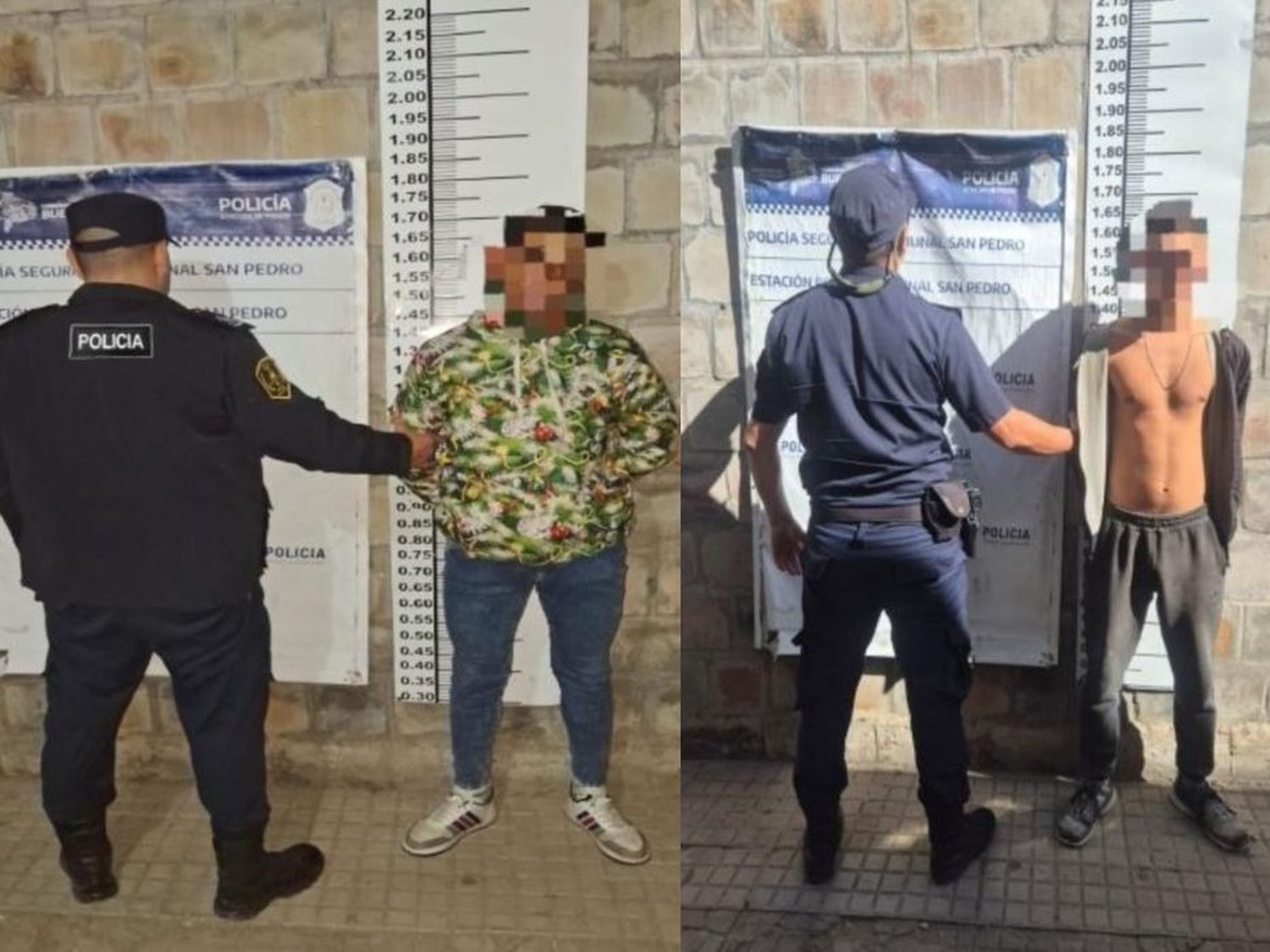 Detuvieron a dos hombres que portaban arma blanca en la vía pública.