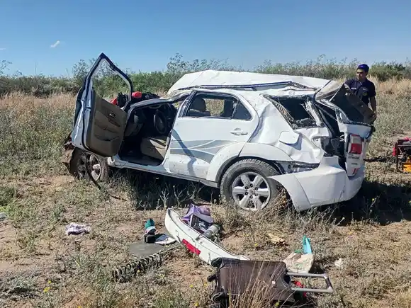 Accidente fatal en la Ruta 20: un hombre de Puán murió y su esposa está grave tras un vuelco