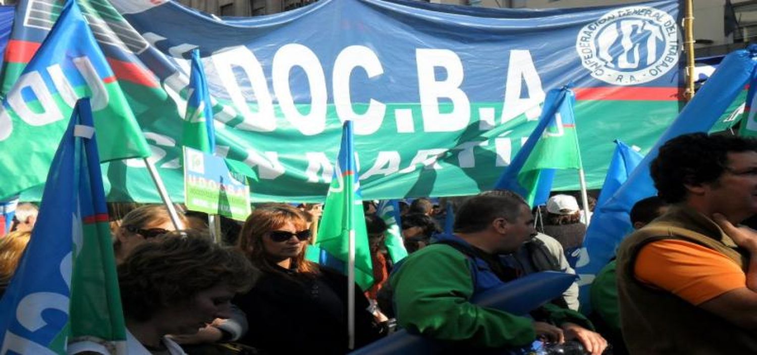 Docentes de UDOCBA cumplen segunda jornada de paro