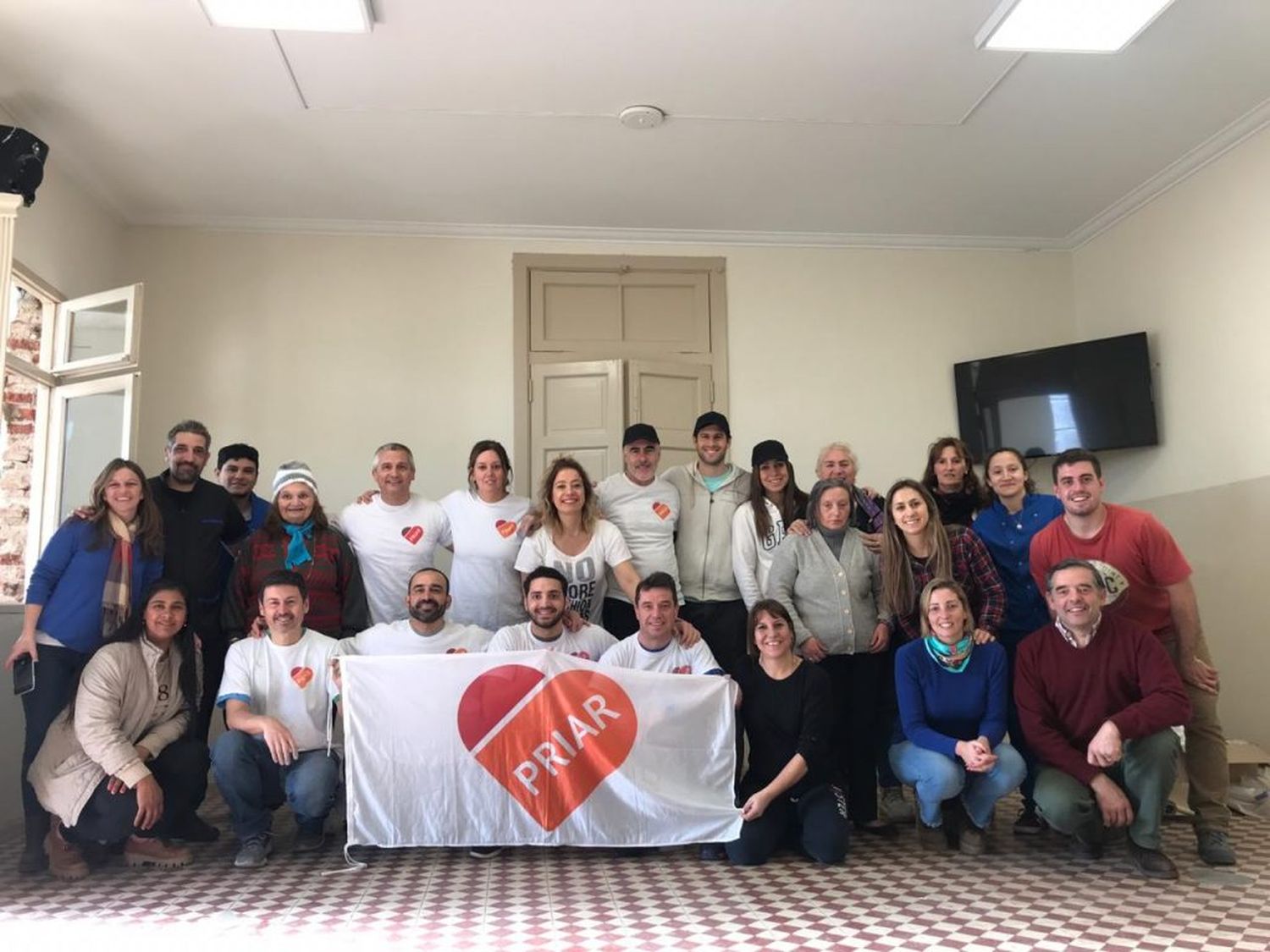 Gran aporte de Voluntarios del Banco Galicia en el Hogar "San José"