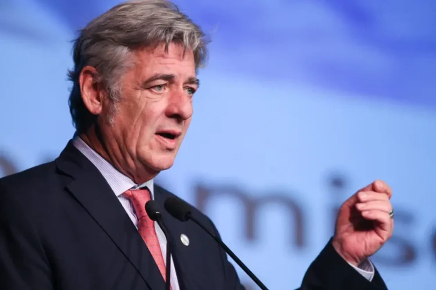 El presidente de la Sociedad Rural Argentina, Nicolás Pino.