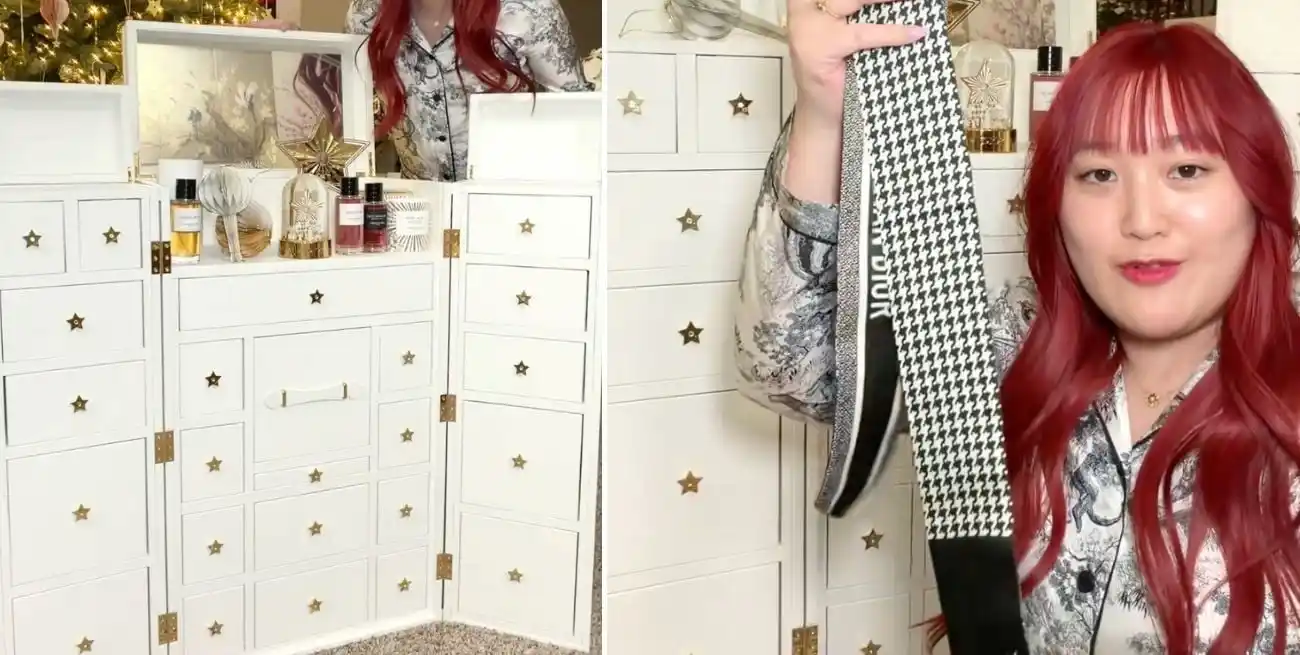 La maison destacó la estética del producto, que reproduce la fachada de su sede en Montaigne 30.