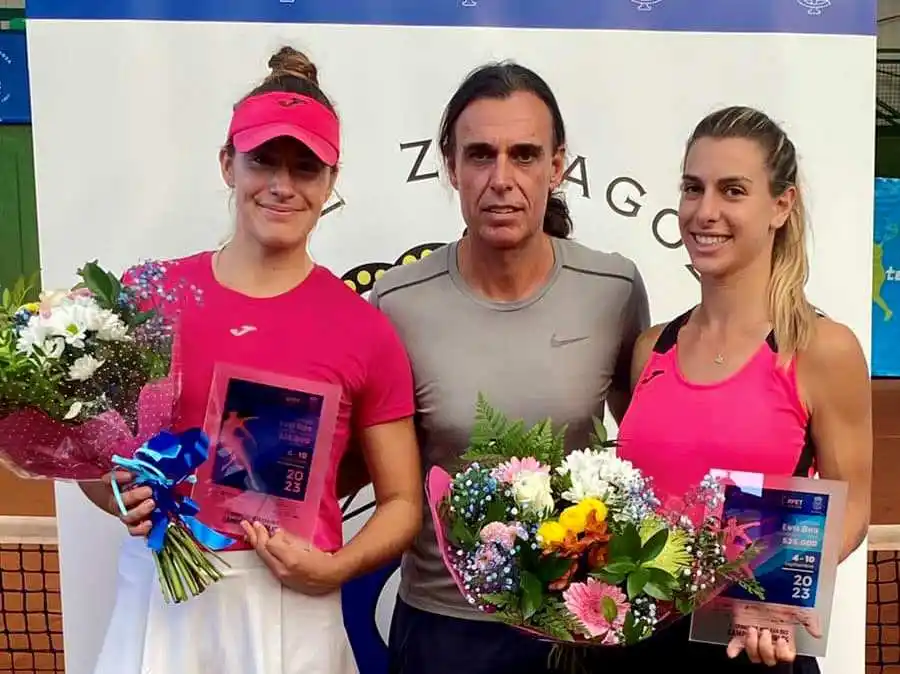 Solana Sierra campeona en dobles y finalista en singles de Zaragoza