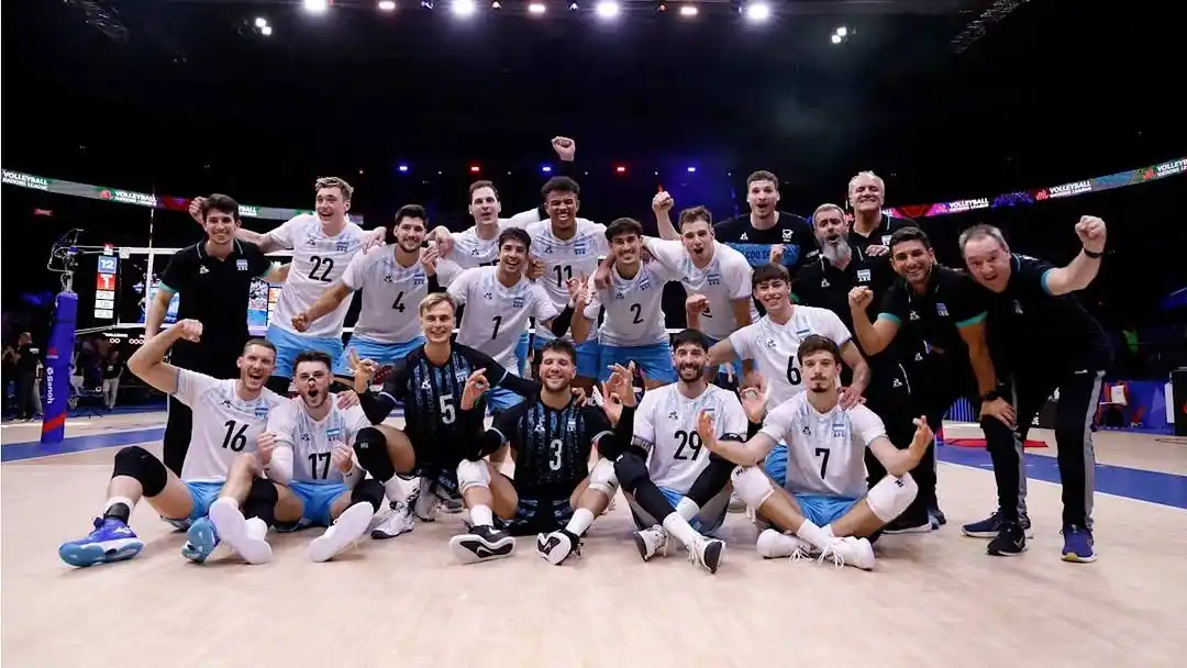 Argentina derrotó a Serbia en la VNL 2025