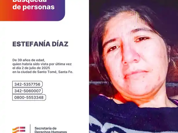 Buscan a una mujer que desapareció en una ciudad cercana a la capital provincial