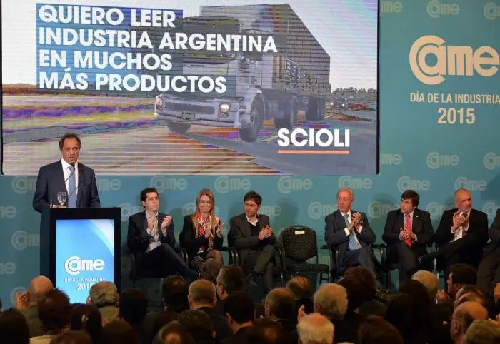 Scioli encabezó acto por el Día de la lndustria 