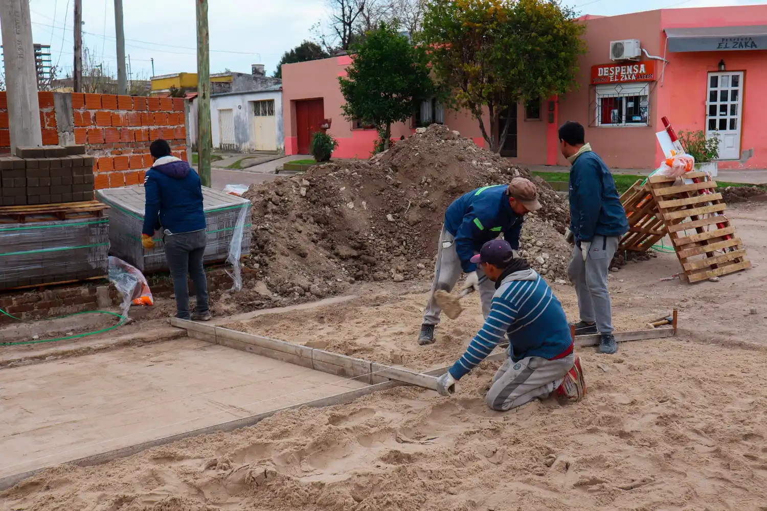 Avanza la pavimentación de calle Misiones