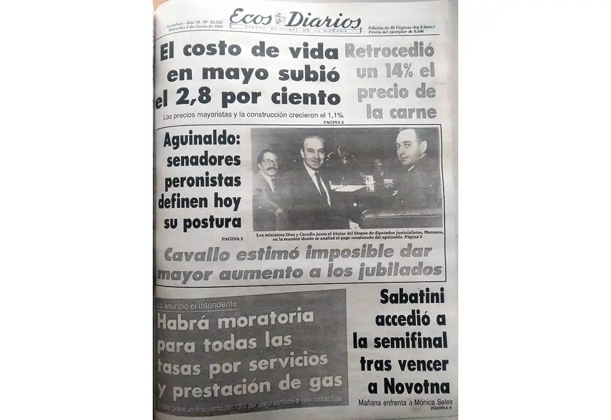 Miércoles 5 de junio de 1991