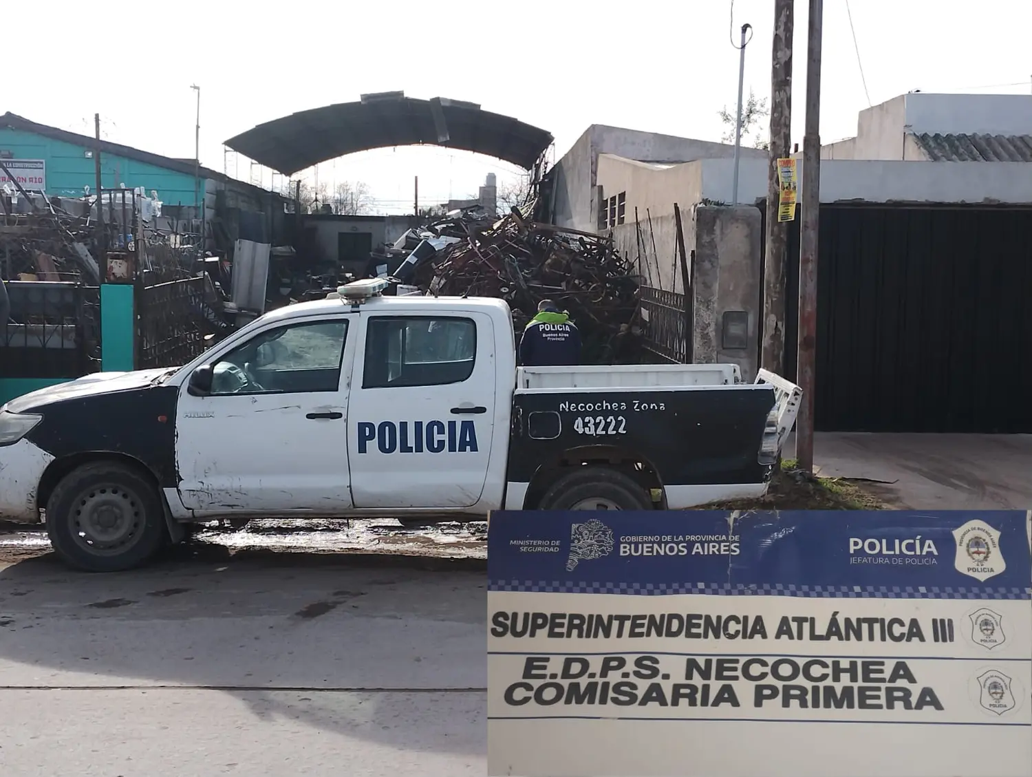 Inspección de una chatarrería