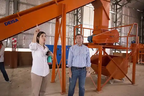 Bahillo recorrió el Ecoparque, donde se realizan las últimas capacitaciones 