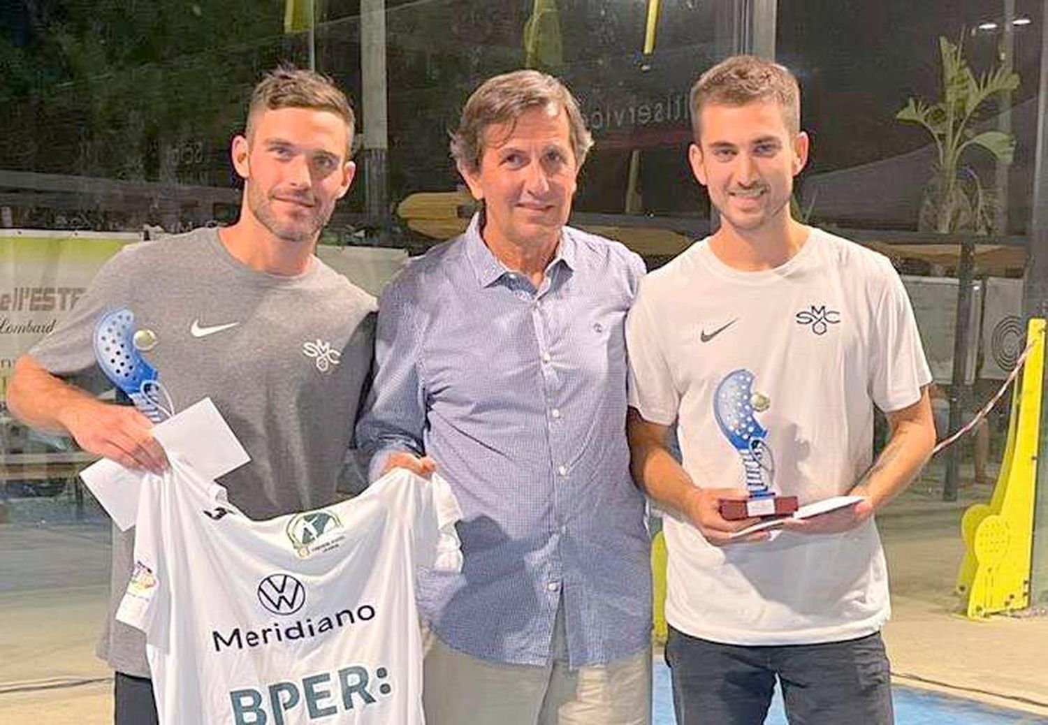 Elián Abdala y Emiliano Iriart, campeones en el padel italiano
