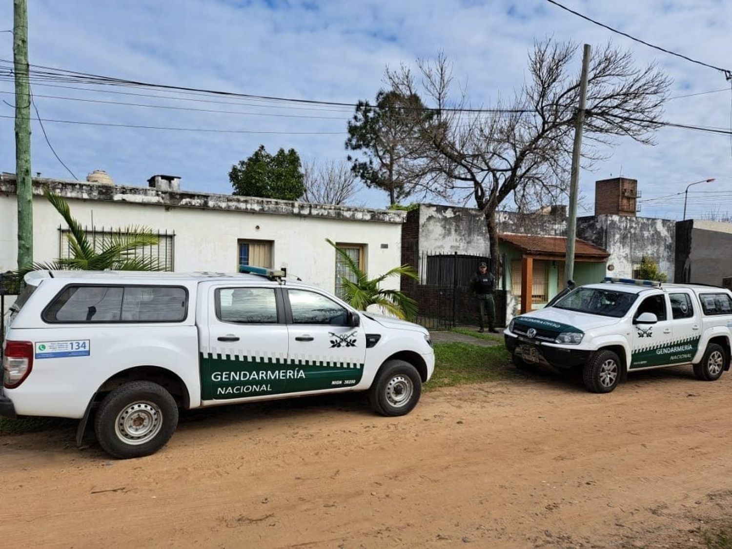 Gendarmería Nacional allanó tres viviendas en Concordia en una causa por contrabando