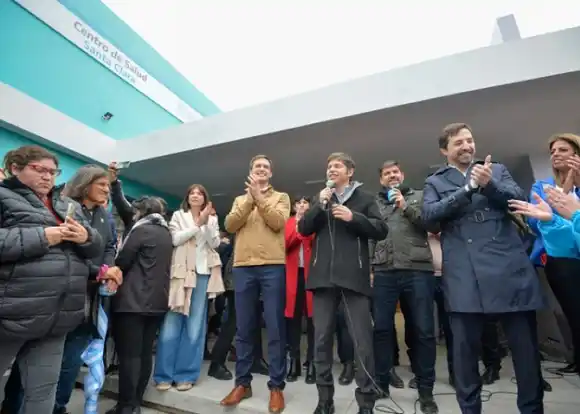 San Vicente: Kicillof inauguró un CAPS y aseguró que “el Estado garantiza que haya salud”