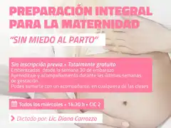 Invitan a participar del Curso Integral de Maternidad en el CIC 2