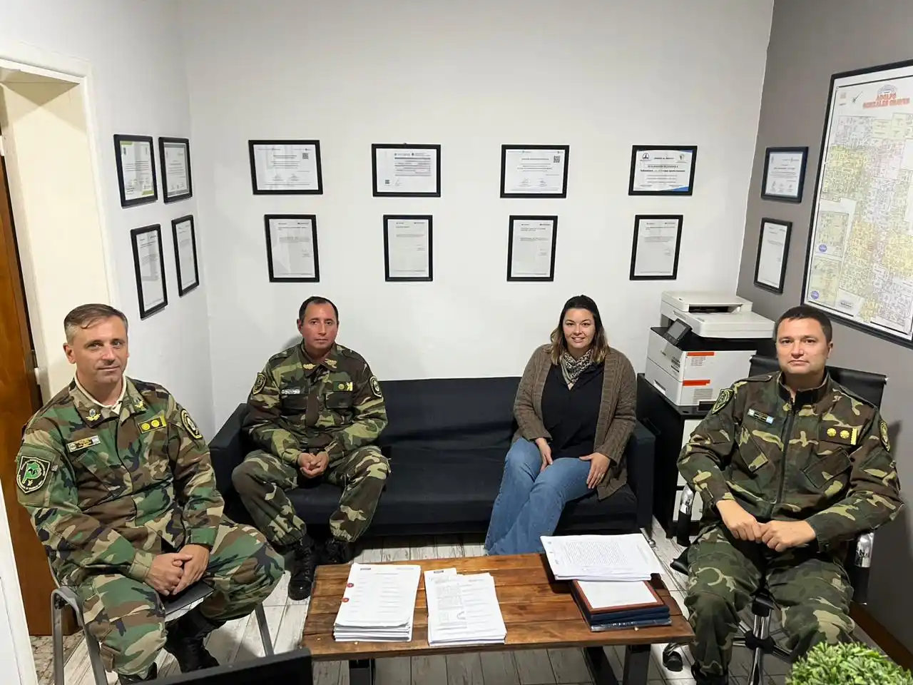 Chaves: Reunión entre Secretaría de Seguridad y la Policía Rural